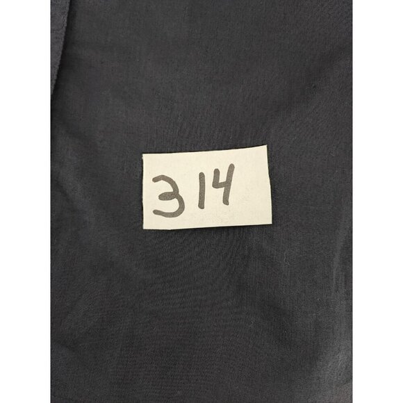 Tory Burch Brigitte Roll Tab Navy Blue Cotton Blouse Size 8 - Picture 11 of 11